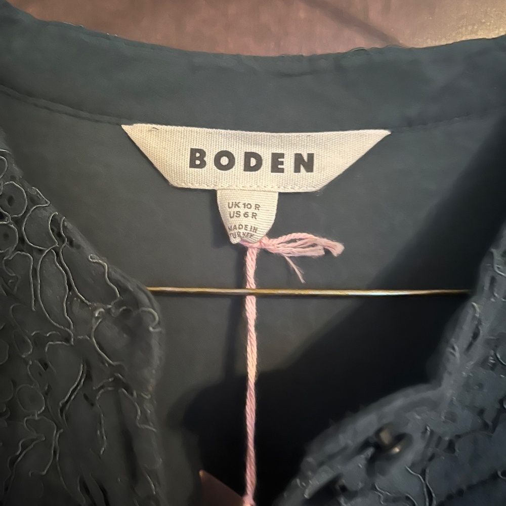 New Boden Green Lace Dress, size 6 - Picture 6 of 6